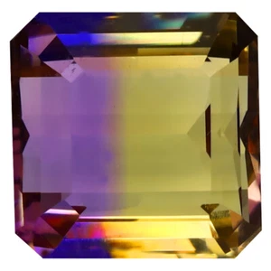 7.58 ct Flashing Octagon Cut (12 x 12 mm) Unheated / Untreated Ametrine Gemstone - Picture 1 of 1