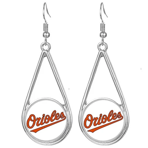 Baltimore Orioles Womens Silver Drop Dangle Earrings w Gift Pkg D29 Cover