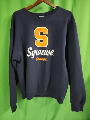 Syracuse Orange Sweater Mens Large Blue Crewneck Sweatshirt Pullover Long Sleeve - Image 1 of 4