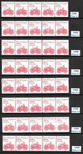 Scott #1908 20c Fire Pumper PNC5s, Set of 13, VF+ QUALITY! Cat-$159.00 - Picture 1 of 4