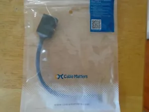 Cable Matters mini DisplayPort MDP to Display Port Adapter MODEL NUMBER 101004 - Picture 1 of 3