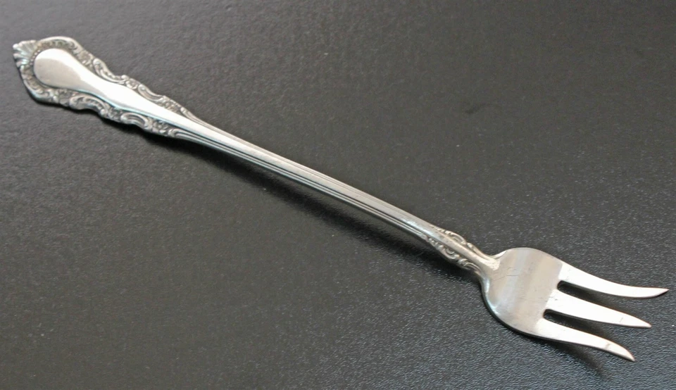 Garfos de coquetel rosa georgiana esterlina Reed & Barton  - Imagem 1 de 1