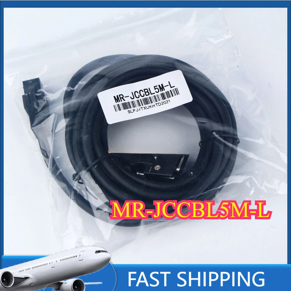 1 MR-JCCBL5M-L For Mitsubishi Servo Motor J2S Series Encoder Cable fast delivery - Image 1 of 4