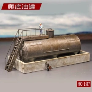 Tanque de almacenamiento de aceite modelo ciudad ferrocarril diseño escena construcción modelo escala HO - Imagen 1 de 5