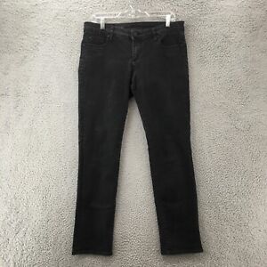 KUT From The Kloth Catherine Boyfriend Jeans Womens 8 (actual 34x29.5) Black Zip