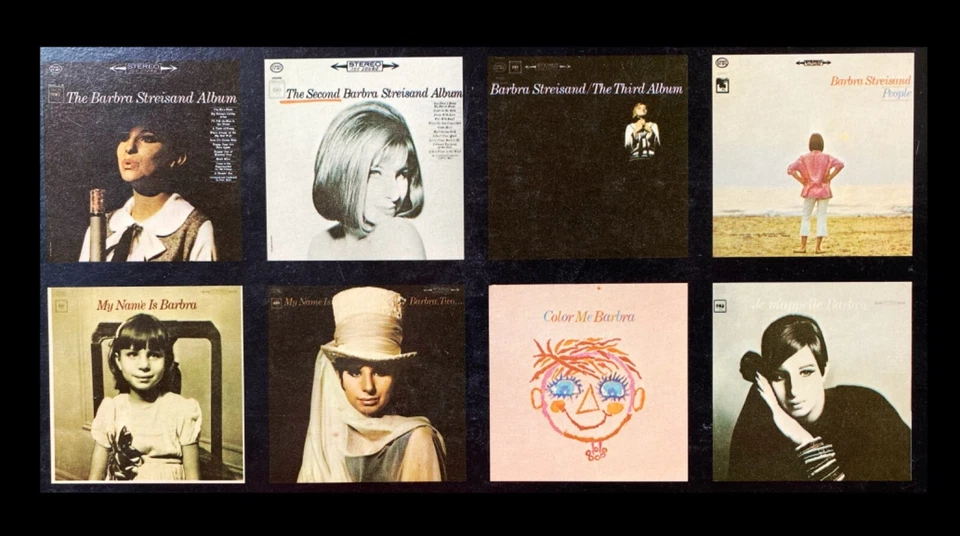 Barbara Streisand - First 8 albums  - Columbia 2-Eye Mono & Stereo Pressings - Image 1 of 4