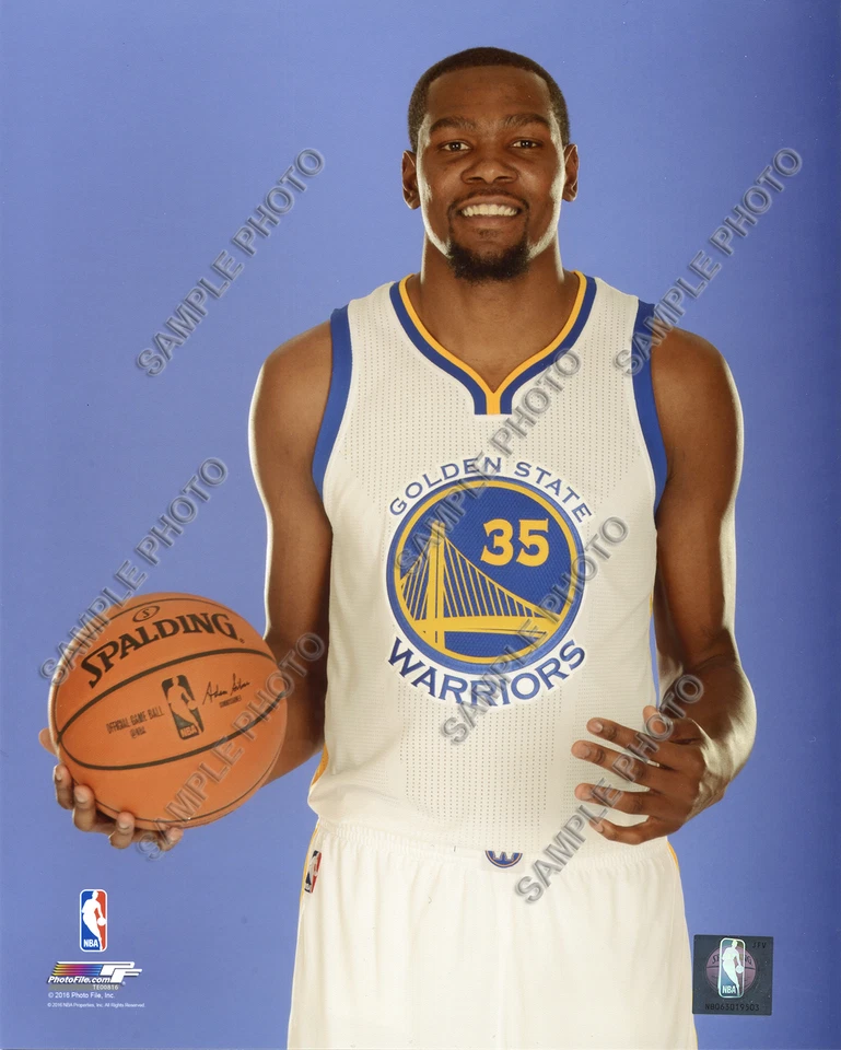FOTO 8X10 KEVIN DURANT GOLDEN STATE WARRIORS RETRATO CON LICENCIA SIN FIRMAR  Foto 1 de 1
