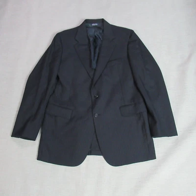 Vintage Cricketeer Blazer Mens Size 38 Blue Striped Sport Coat Jacket Two Button - Image 1 of 4