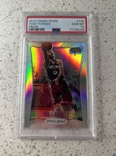 2012 PANINI PRIZM TONY PARKER SILVER PRIZM PSA 10 SSP CASE HIT LOW POP HOF