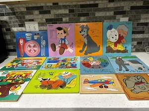 Vintage Playskool Puzzles, Romper Room- Lot Of 12 *Read* - Picture 1 of 23