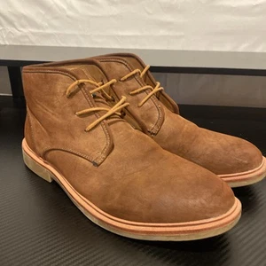 Nautica Chukka Braun Wildleder Leder Schnürung Freizeit Stiefel Herren Größe 9,5 - Bild 1 von 7