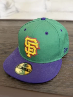 New Era 59Fifty 旧金山巨人队经典绿色贴合帽子 尺寸 7 3/8 — 第 1/4 张图片