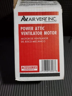 Сменный двигатель 3/4 дюйма вентиляционная решетка чердака 26080 4 А P/N 58061 120 В - Изображение 1 из 4