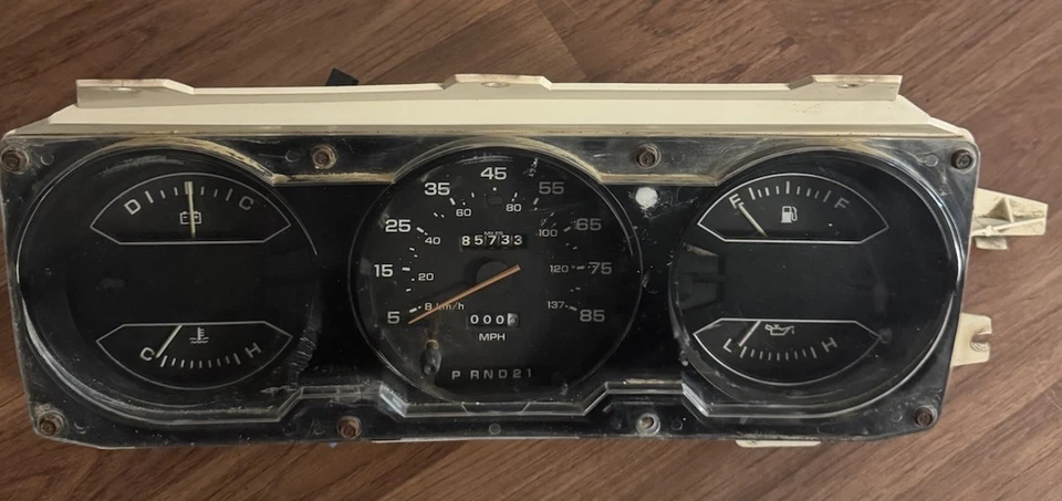 🔥🔥 91-89 Dodge D150 Dash Cluster - Imagem 1 de 4