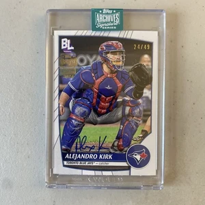 2024 Topps Archives Signature Series 24/49 Alejandro Kirk recompra automática - Imagen 1 de 1
