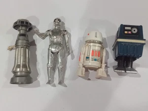 Vintage Star Wars Droids R5-D4 , FX-7 , Power Droid , Death Star Droid Figures - Picture 1 of 14