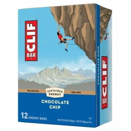Clif Bar - Chocolate Chip - Made With Organic Oats - Non-Gmo - Plant Based - - Image 1 of 1
