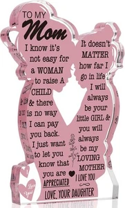 Mom Gifts from Daughter Christmas Gift for Mom, Birthday Mom-Daughter - Picture 1 of 8