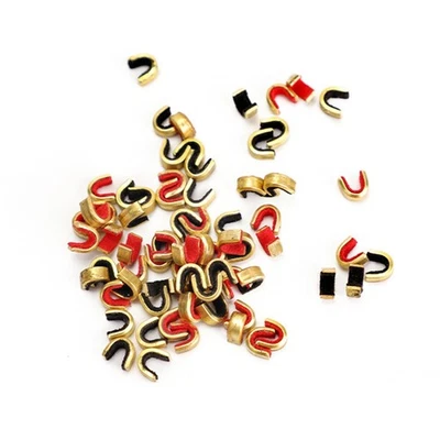 Brass String Nocking Point Set for Recurve Bows Small and Medium Sizes - Image 1 of 4