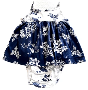 Carters Baby Mädchen Body Kleid Größe 24 Monate Ärmellos Blumenmuster - Bild 1 von 8