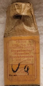 Bonita medicina o veneno ELI LILLY CO. con etiqueta roja original leer etiqueta - Imagen 1 de 6