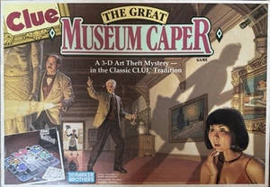 Parker Brothers Clue The Great Museum Caper Complete Board Game 1991 Complete - Picture 1 of 5