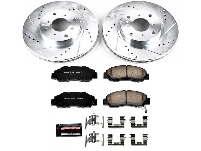 Kit de pastillas de freno delanteras y rotor para 93-96 Honda Prelude VTEC WR95P9 Foto 1 de 1