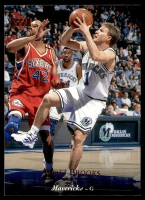 1995-96 Upper Deck Scott Brooks Dallas Mavericks #32 - Image 1 of 2