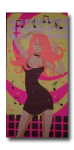 4 Servietten Napkins Tovaglioli Decoupage Dancing Neonfarbig von Fasana (116) - Picture 1 of 1