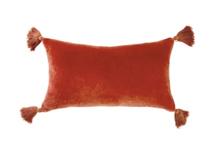 Peri Velvet Tassel Throw Pillow - Picture 1 of 5