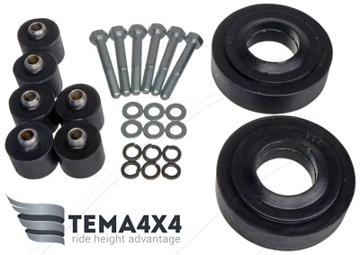 Separadores de puntal delanteros Tema4x4 30 mm para Audi A4, S4 2000-2008, A6, S6 2004-2011 Foto 1 de 4