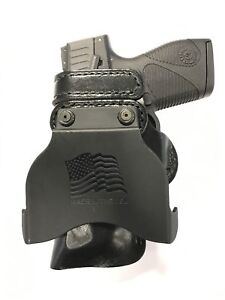 Leather Kydex Paddle Gun Holster LH RH For Walther PPQ 5"