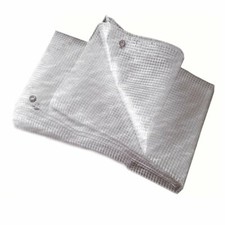 TELO PVC RETE OCCHIELLATO ESTERNO IMPERMEABILE ESTERNO BIANCO GAZEBO PISCINA PKR