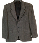 Barrington Blazer Mens 40R Gray Suit Jacket Sport Coat Interview Vintage 907A