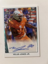 VELUS JONES JR. 2021 Leaf Memories Football Green Foil 1991 ARC SSP #/50