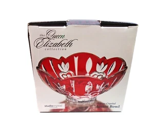 The Queen Elizabeth Collection feine Kristall Akzent Schale Teelicht Wohndeko - Bild 1 von 16