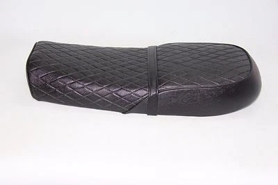 Yamaha TX500 XS500 dual passenger low profile motorcycle seat saddle CODE: L1072 - Image 1 of 4