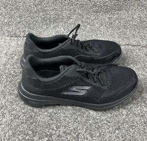 Skechers Go Walk 5 Womens US 6 Black Running Shoes Lucky Sneakers Ladies