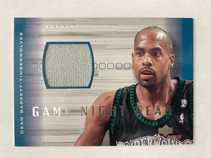 2001-02 Upper Deck MVP Game Night Gear #DG-G Dean Garerett Timberwolves - Foto 1 di 2