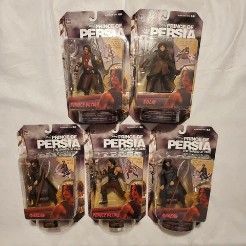 Prince of Persia Dastan Ghazab Zolm 6" Action Figures McFarlane Toys Lot of 5 Cover