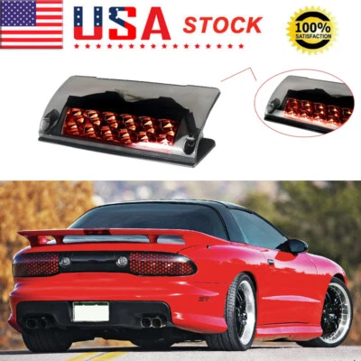 Smoke Grey Lens LED Third Brake Light For 1993-2002 Pontiac Firebird Trans Am — 第 1/4 张图片