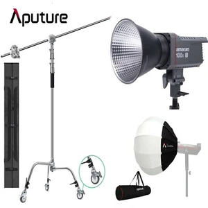 Amaran 100X-S Bi color Studio Camera LED Video Light + Lantern 65cm + C Stand - Picture 1 of 11