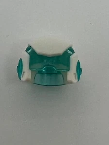 Lego Minifigur, Kopfbedeckung weißer Helm trans blau Visier Calla Phoenix HP#25 - Bild 1 von 1