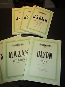 Diverse Noten NEU Haydn, JS Bach, Mazas #1 - Bild 1 von 4