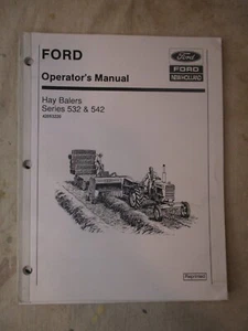Ford NewHolland 532 542 Hay Baler Operators Manual - Picture 1 of 1