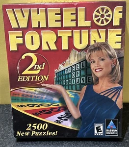 Wheel of Fortune 2da Edición Hasbro 2000 PC Windows 95/98: Software De Colección ~NUEVO - Imagen 1 de 7