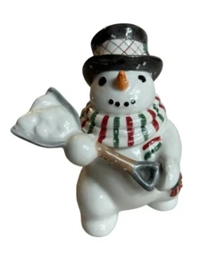 Fitz And Floyd Sugar Bowl The Flurries Snowman Christmas Table Decor Holiday - Picture 1 of 9