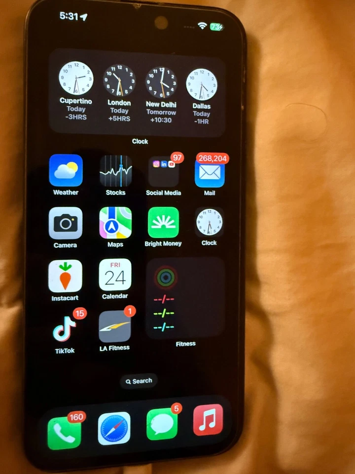 Apple iPhone 15 Pro Max - 512 GB - Black Titanium (AT&T)