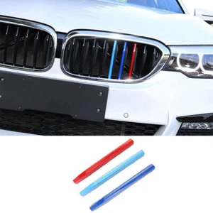 For BMW 5 Series M5 18-23 3-Colors Front Center Mesh Grille Grill Strip Trim - Picture 1 of 5