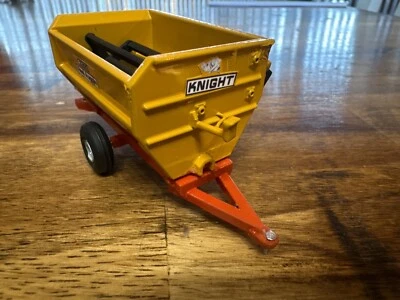 1/64 Custom Knight Yellow/orange Feed Wagon Farm Toy  - Image 1 of 3